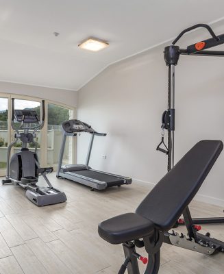 … ali i uvijek dostupna teretana.